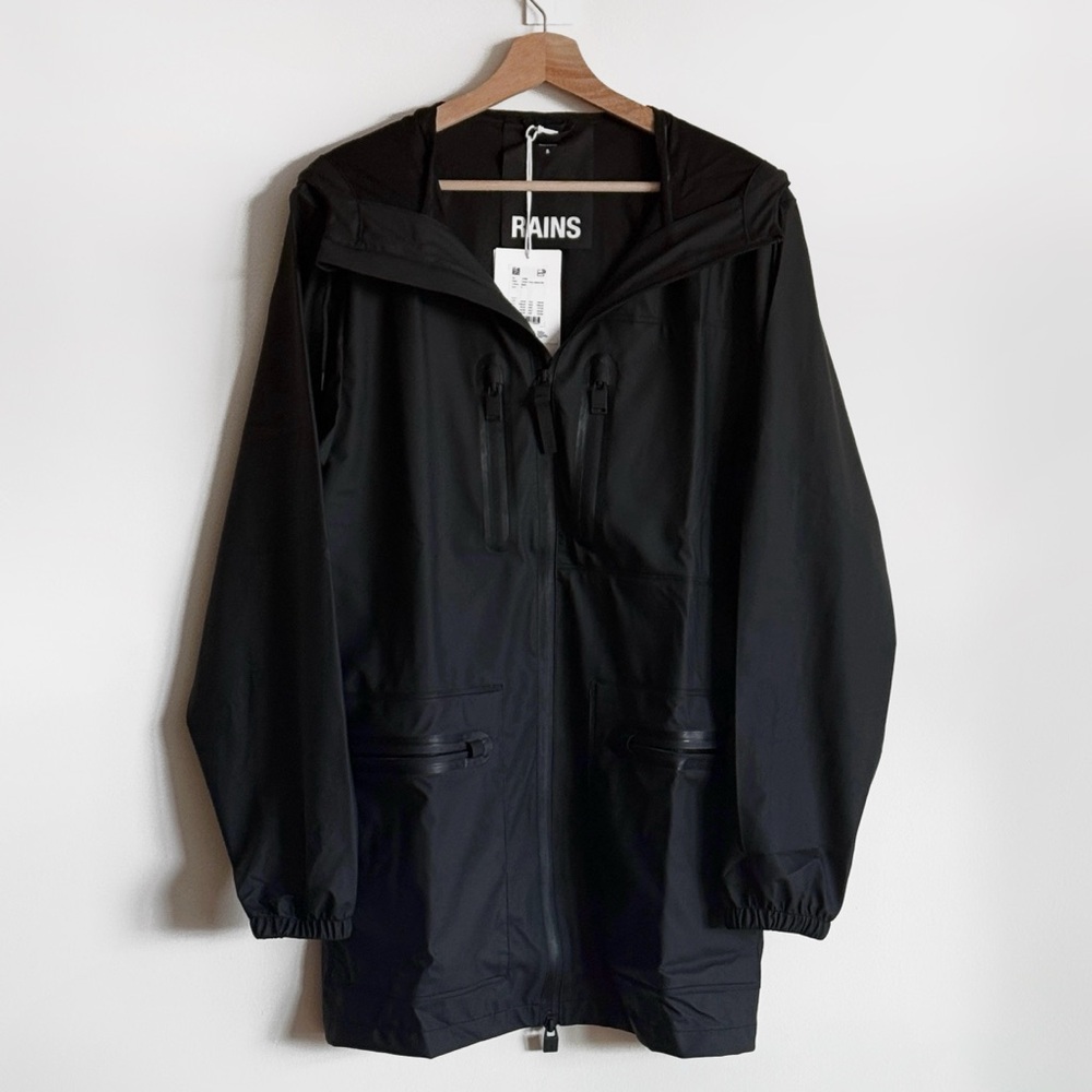 Rains Women's Black Raincoat